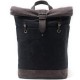 P8 Uniwersalny plecak - torba na ramię z grubej woskowanej bawełny i skóry. 4 kolory. Laptop 17" 